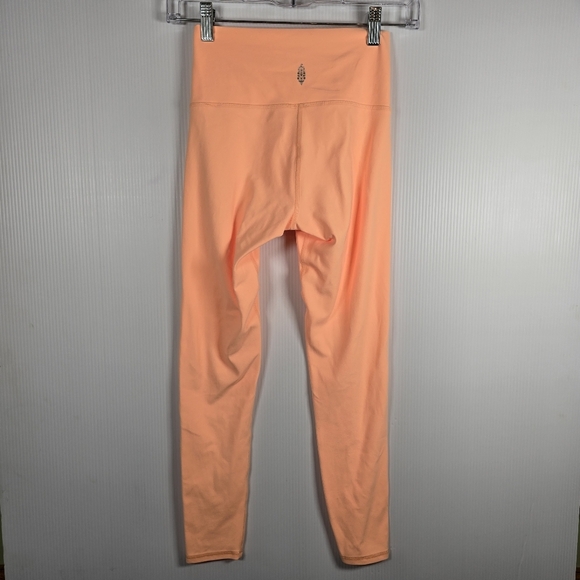 NWOT Free People Movement Never Better High Waist Leggings Bright Peach Size XS - Picture 2 of 13
